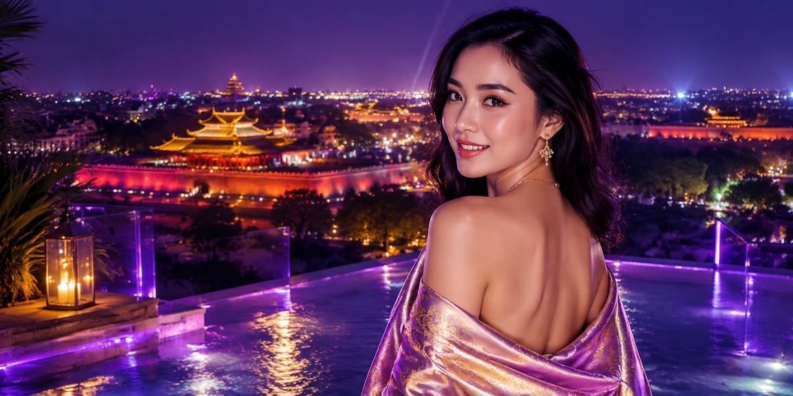 Cảnh chơi bài tại Huế với ánh đèn neon hiện đại trong không gian giải trí trực tuyến